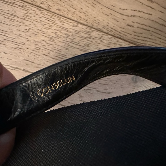 BURBERRY BLACK NOVA CHECK SANDALS FLIP FLOPS SIZE 37 / 7 - Picture 10 of 13